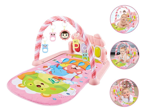 Baby Gym Con Piano Gimnasio Para Bebé Toys Alfombra De Juego