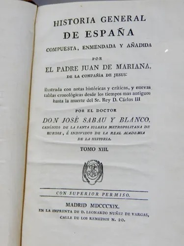 Historia General De España - Tomo 13 - 1819