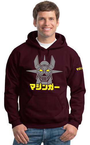 Sudadera Capucha Mazinger Z Koji Kabuto Anime Caricatura Msi