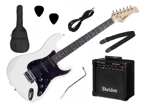 Kit Guitarra Waldman Street St-111 + Amp E Acessórios - Cor St-211 Sv