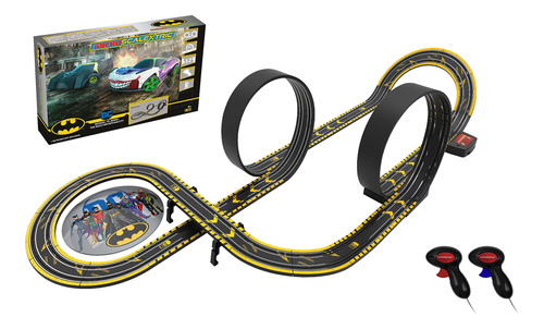 Micro Scalextric Justice League Batman Vs Joker The Race Fo.