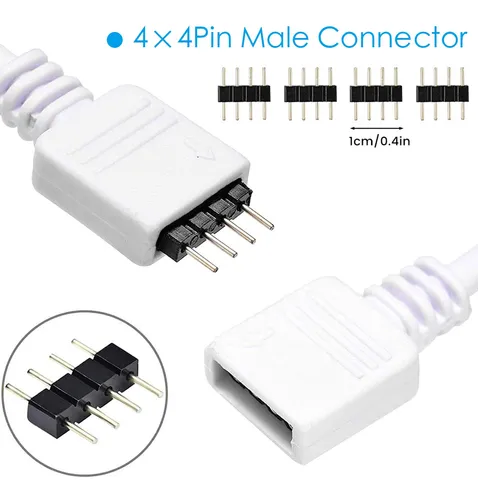 Rgbzone Paquete De 2 Cables De Extensin De 6.6ft De 6.6 Pies