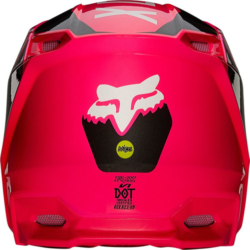 Imagen 5 de 5 de Casco Motocross Fox V1 Revn #25819-170