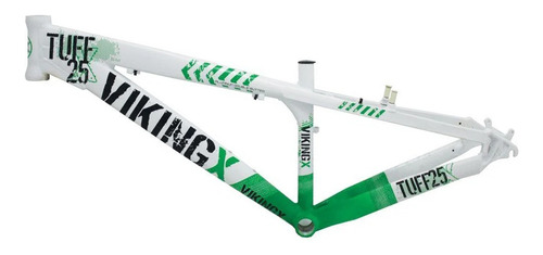 Quadro 26 Alumínio - Vikingx Tuff 25 (branco/verde)