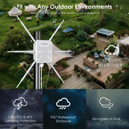 Punto De Acceso Wavlink Ax3000 Wifi 6, Extensor De Wifi