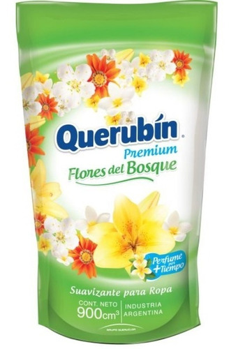 Suavizante Querubín Premium Flores Del Bosque 900 Ml Pack X2