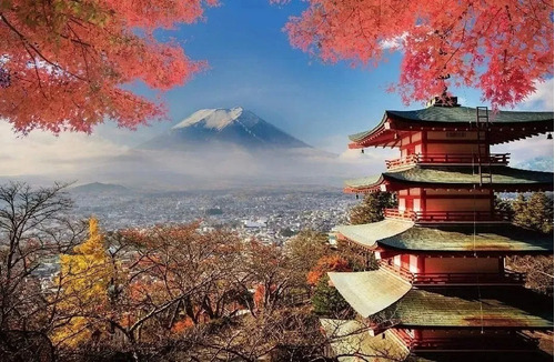 Imagen 2 de 5 de Puzzle 1500 Pzas Rompecabezas Cuadro Japon Monte Fujisan Ed