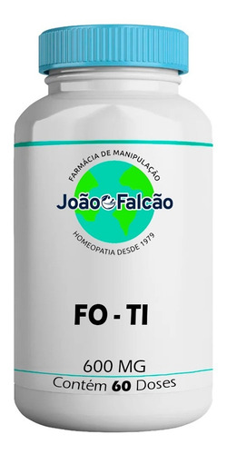 Fo Ti (he Shou Wu) 600mg - 60 Doses Sabor Sem Sabor