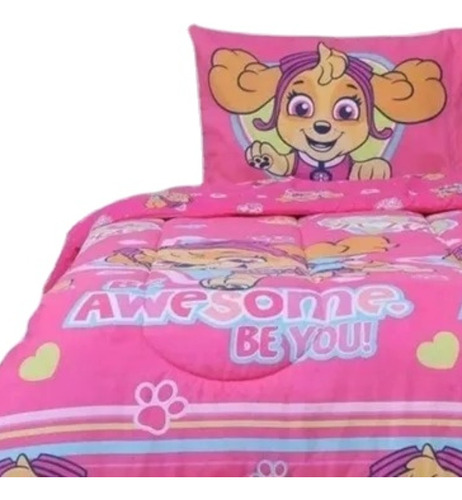 Plumón Paw Patrol Reversible Single 1,5 Disney