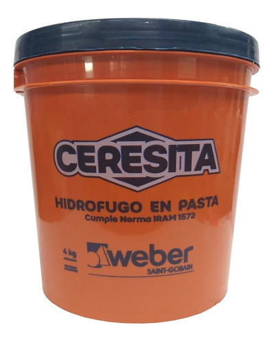 Hidrofugo En Pasta Ceresita 4 Litros Casa Scalise