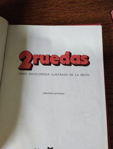 Enciclopedia Motos Antiguas Y Coleccionables. Motociclismo (Usado)