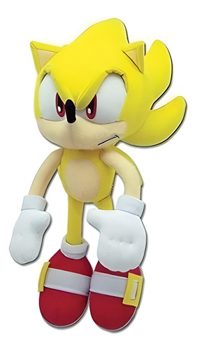 Peluche De Sonic The Hedgehog El Super Sonic Amarillo