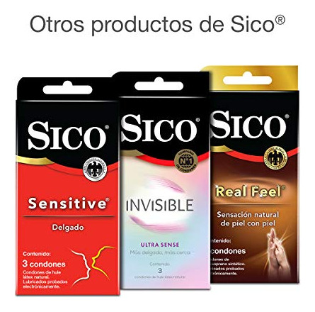 Sico Clímax Mutuo Condones Retardantes Texturizados