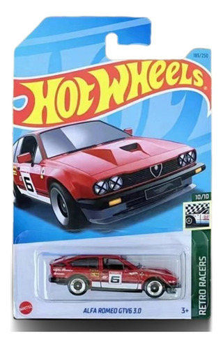 Hot Wheels Alfa Romeo Gtv6 3.0 185/250 Coleccion Retro Racer