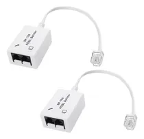 Comprar Splitter Adsl Con Cable Transformador Doble 168