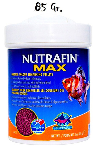 Nutrafin Max Granulos Realzadores De Color Goldfish 40 Gr.