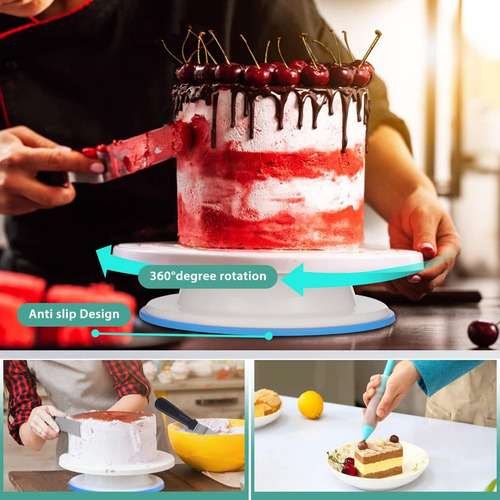 Kit De Decoración De Tartas Con Tocadiscos Y Sartenes For P
