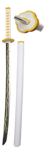 Espada De Katana Cazador De Demonios Disfraz Halloween Color Blanco