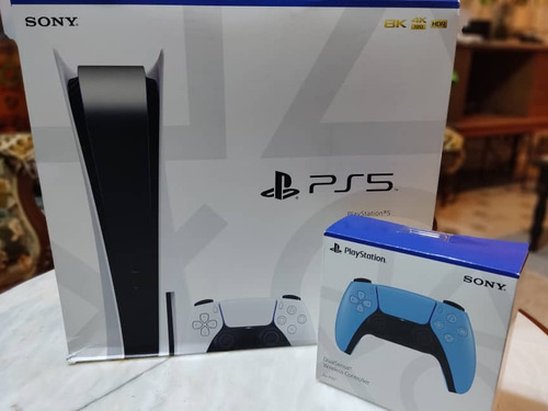 Playstation 5 De Disco Más Control Starlight Blue Ofertonnnn