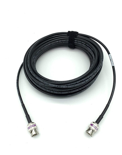 Cable De Audio Y Video Av | Negro / 8 M | Bnc Belden 4855r