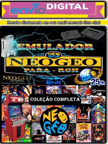 Pacotão de Games com Emuladores + Emulador de Fliperama e NEO GEO