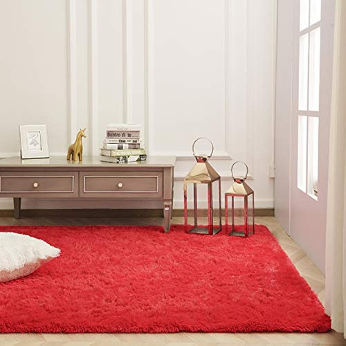 Benron Alfombras Suaves Y Esponjosas Para Areas Modernas, 4