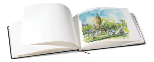 Cuaderno de acuarela Hahnemuhle, 200 g/m2, 19,5 x 19,5 cm