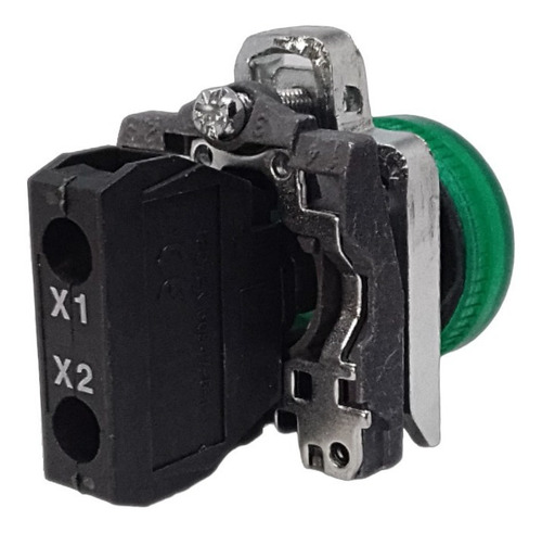 Luz Piloto Verde 22mm Con Led Ba9s (caja 10 Pz) Qgele