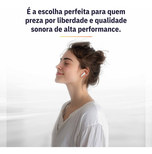 Fone Ouvido Sem Fio Tws Amet Sound Pro Bluetooth 5.3 Cancelamento De Ruídos
