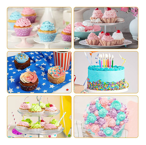 50 Bolsas De Pastelería Desechables Extra Grandes De 21 PuLG