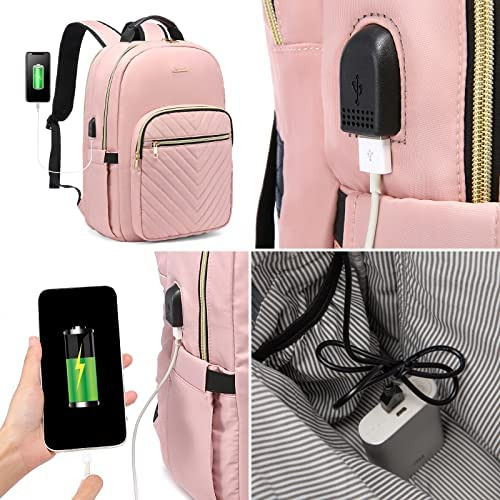 Loveevook Mochila Para Portátil Para Mujer, Bolsa Para Portá