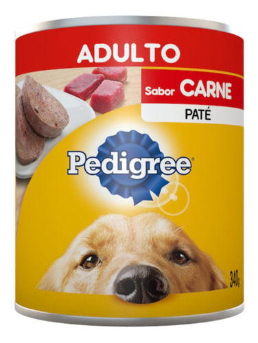 Lata Paté Pedigree Carne 340 Grs