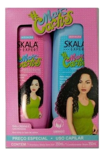 Kit Shampoo Y Acondicionador Skala Mais Cachos Mas Rizos