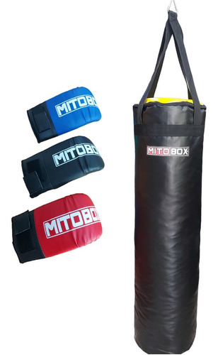 Kit De Boxeo Completo / Bolsa 1mt+relleno+guantin Fit Point 