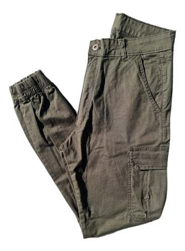 Pantalon Cargo Con Puño