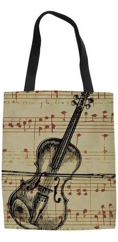 Violin Lona Bolsa Hombro Bolso Compra Regalo Para Fiesta