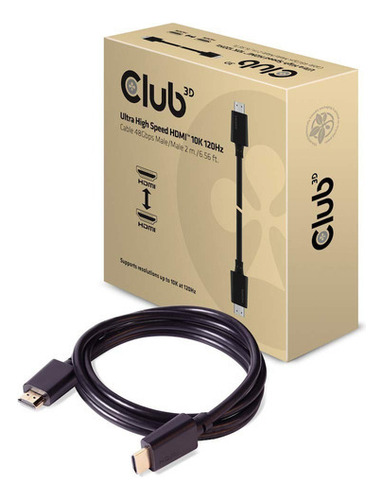 Club3d Cac-1372 Ultra High Speed Hdmi 2.1 Cable 2m/10k 120hz