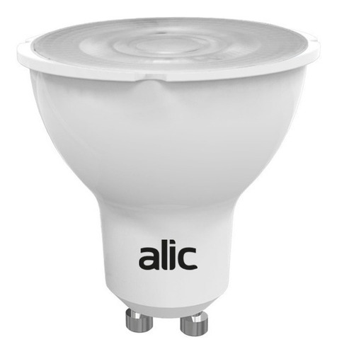 Imagen 1 de 1 de Dicroica Eco Led 7w Luz Calida 38º Gu10 Alic
