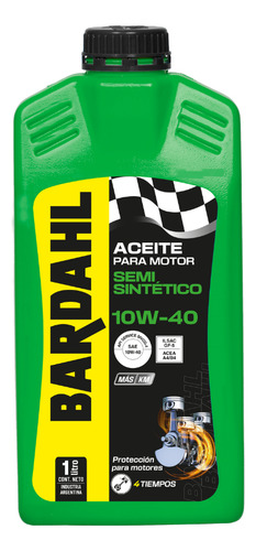 Aceite Semi Sintético 10w40 Bardahl 1l