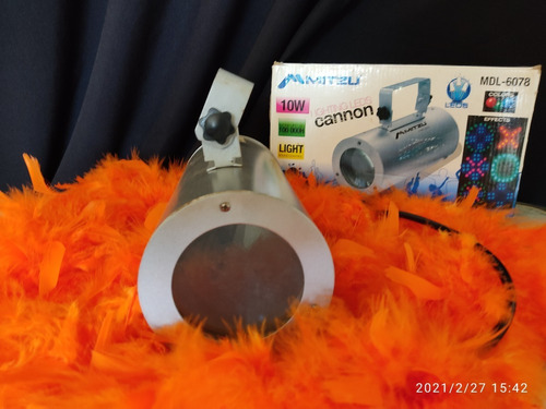 Imagen 3 de 3 de Cañon De Led- Mitzu Mdl-6078 (3 Colores)