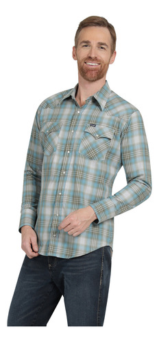 Camisa Vaquera Wrangler 112360300 Regular Fit Caballero