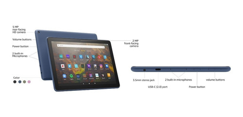Tablet Amazon Fire HD 10 2021 KFTRWI 10.1" 32GB lavander y 3GB de memoria RAM