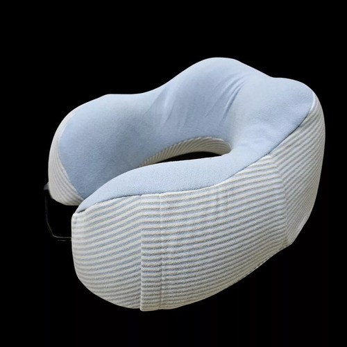 Cojín Para Cuello Modelo Rayado Ajustable Para Viajes Largos
