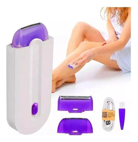 Depilador Feminino Laser Eletríco Sem Fio Bivolt 110v/220v