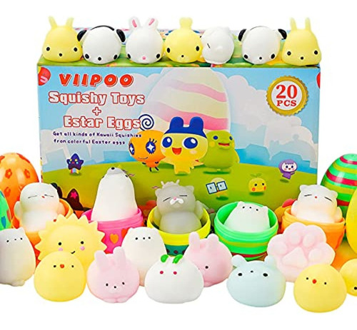 Squishy Vg Anti Stress Paquete De 20 Huevos De Pascua Fidget