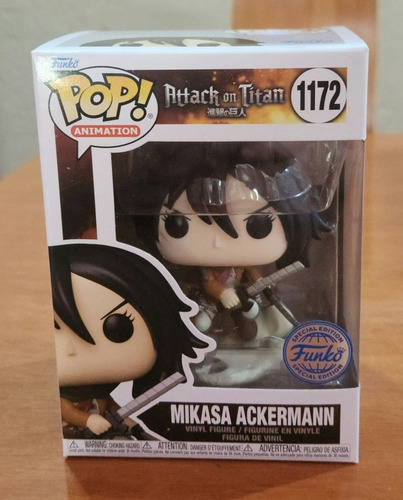 Funko Pop Mikasa Ackermann #1172 Special Edition Attack On T