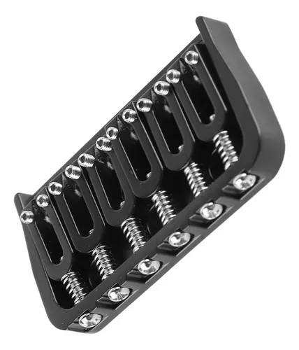 Para Puente De Guitarra Eléctrica Negro Fijo De Metal