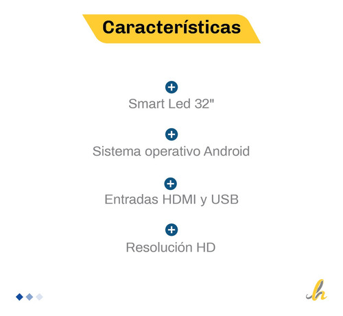 Imagen 3 de 10 de Smart Tv Philco Led 32 91pld32hs21ch Hd Con Android