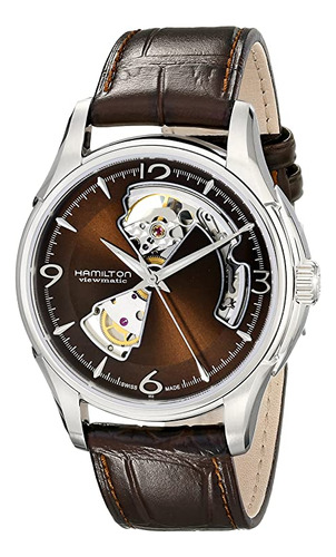 Hamilton H32565595 Reloj Abierto Con Esfera Abierta Marron