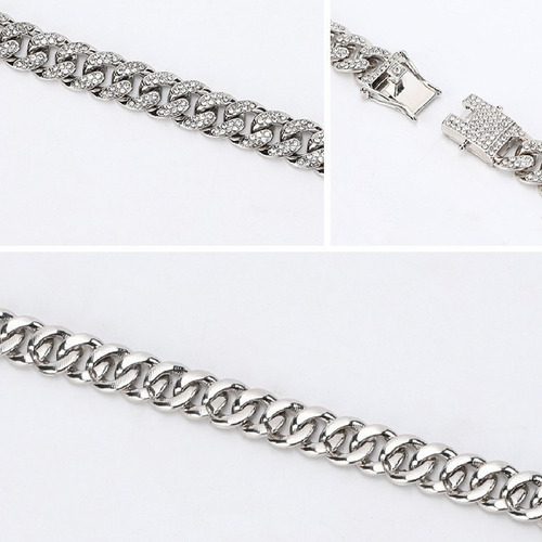 Conjunto De Pulsera Y Collar Con Diamantes De Imitación